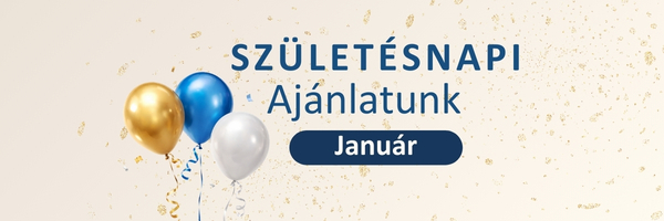 Ünnepeljen velünk – januári születésnapi B+M ajánlat!